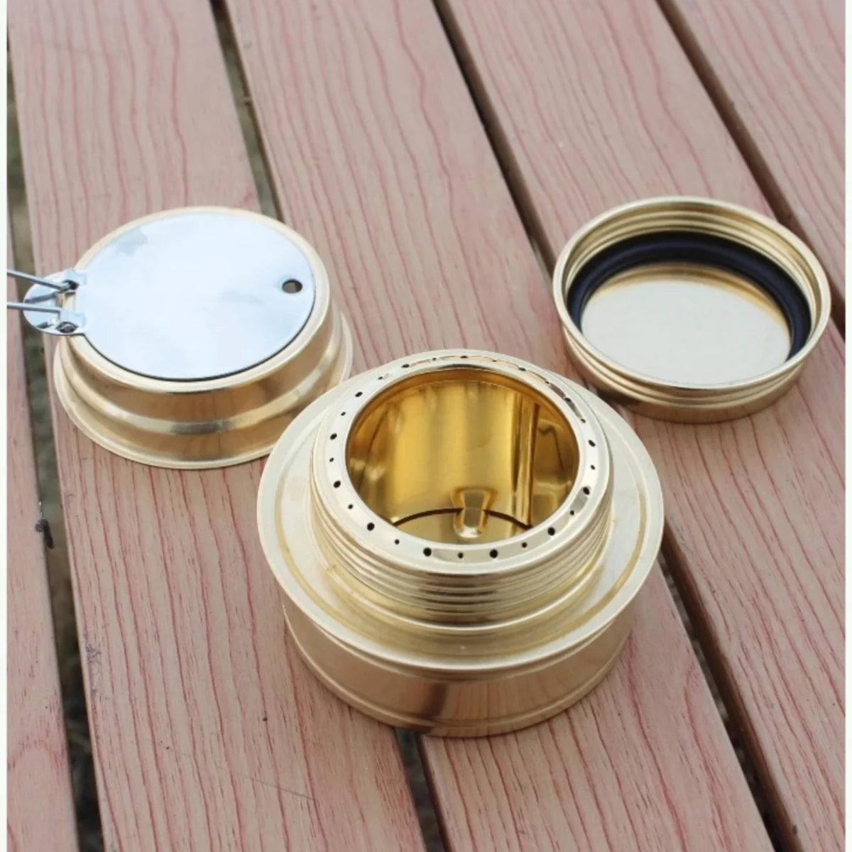 Outdoor Portable Mini Alcohol Stove High-temperature Alcohol Stove Accessories Water Heating Stove Camp Cooking Supplies