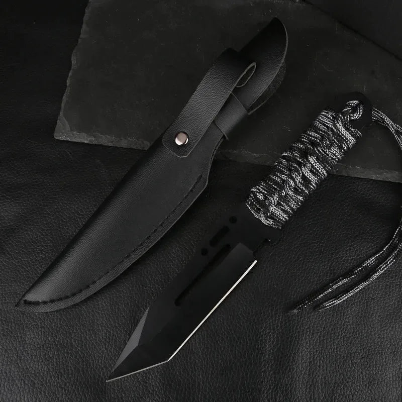 NEW Outdoor EDC Self-Defense Knife, Outdoor High Hardness Lifeguard Knife, Stainless Steel Knife for Camping Climbing