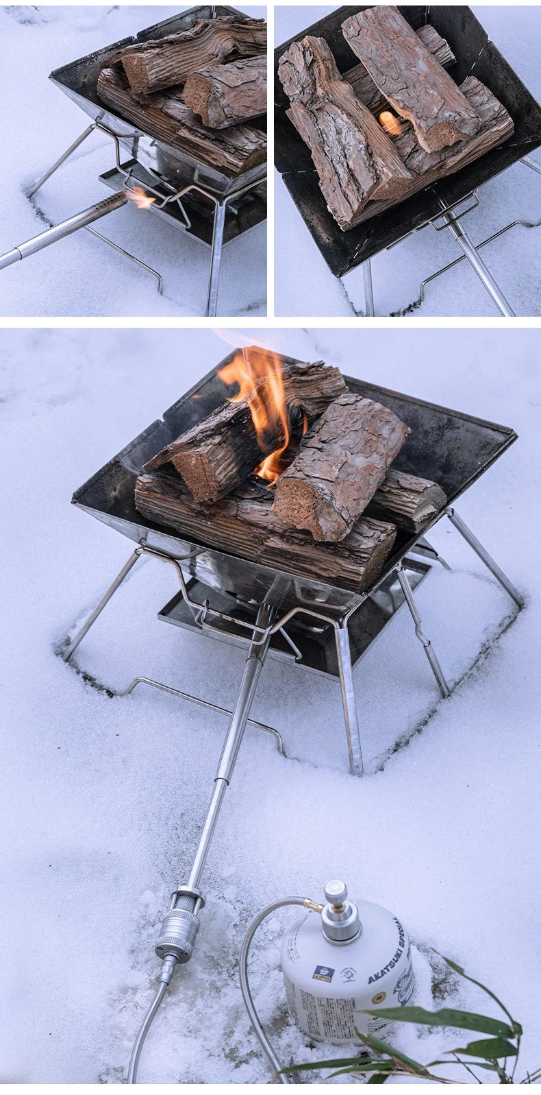 Outdoor Flame Gun Heating Gas Torch BBQ Grill Fire Starter Gas Igniter Isobutane Fire Gun Burner Camping Retractable Fire Torch
