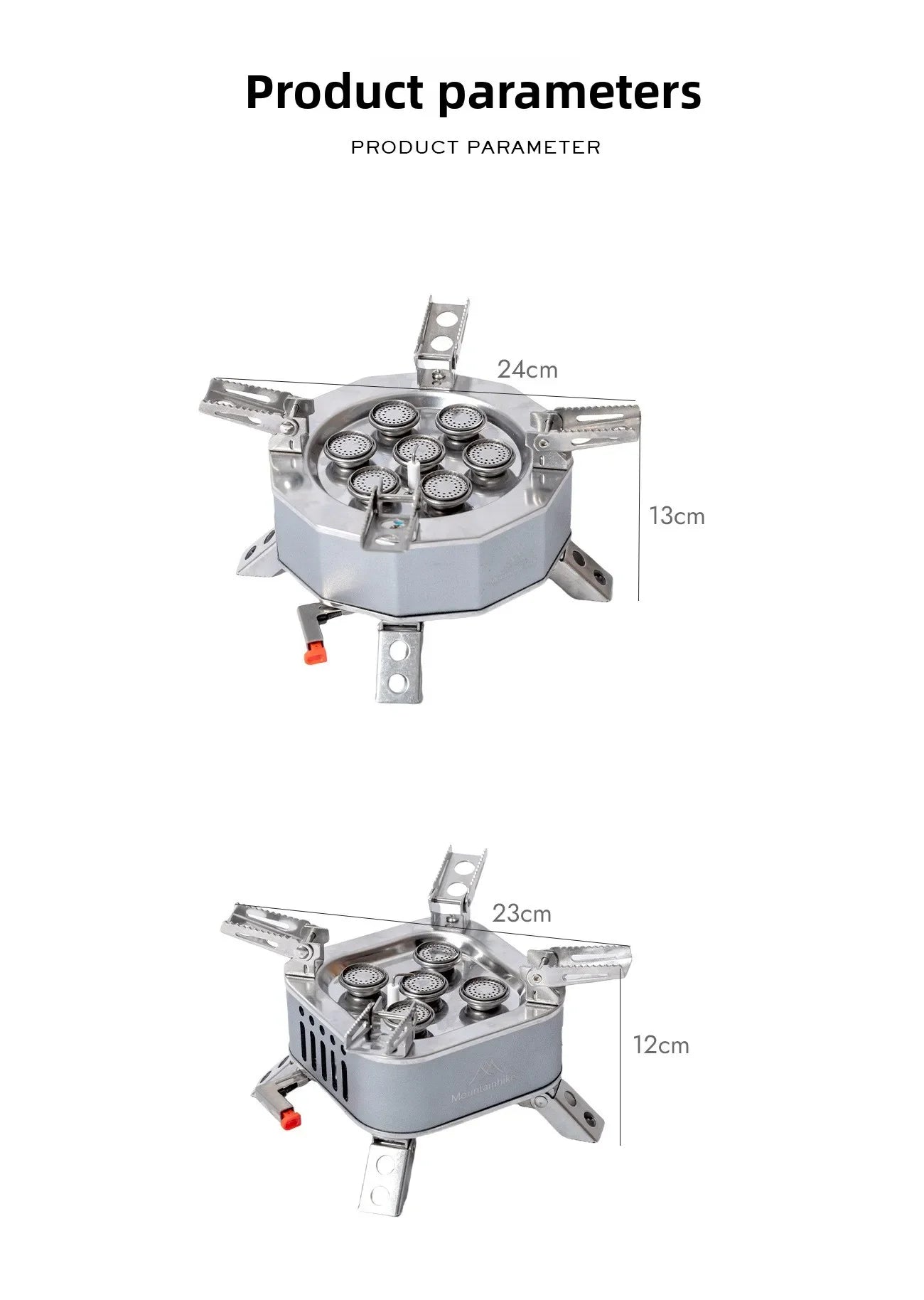 Mountainhiker Burner 15800W 19800W Gas Stove Cookware Portable Furnace Picnic Barbecue Supplies Outdoor Camping Hiking Tourist
