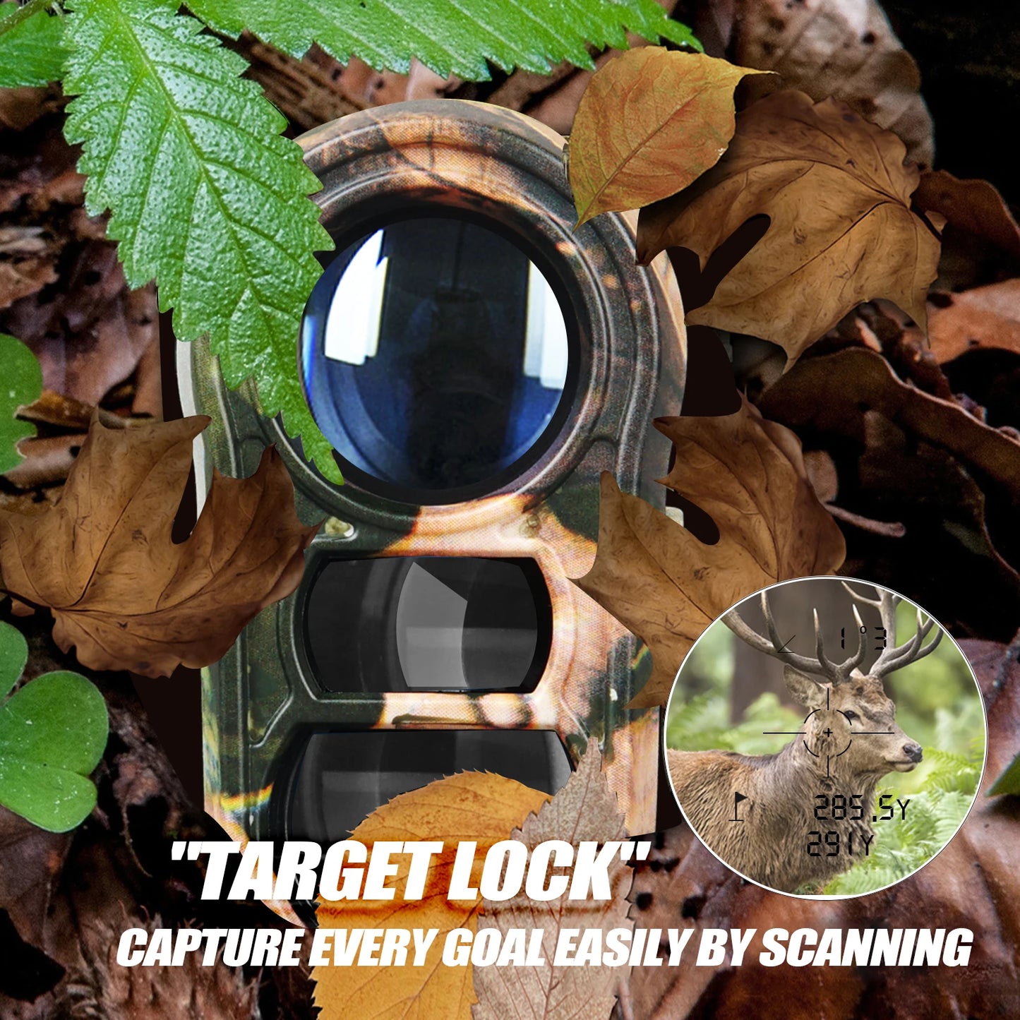 REVASRI Laser Rangefinder 1000M Hunting Range Finder with Rechargeable Battery Outdoor Target Acquisition Technology Monoculars