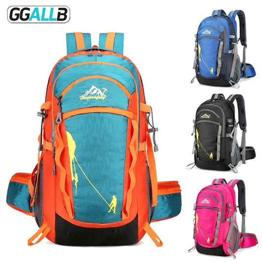 Hiking Backpack 40L, Lightweight Travel Backpack Camping Essentials Bag Outdoor Sport Daypack Trekking Hunting Adventure Gear