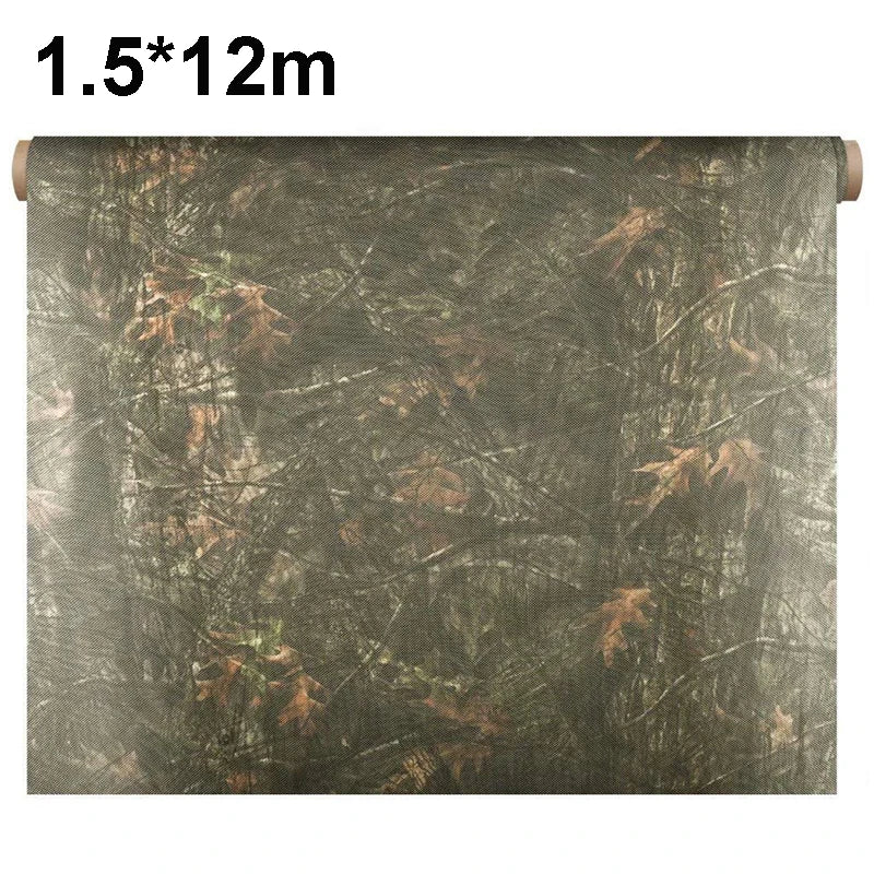 Camo Hunting Netting 1.5*2/3/4/5/6/8/10/12/15m 300D Tree2 Sunshade Garden Tent Hood Background Decoration Snow Winter Camouflage