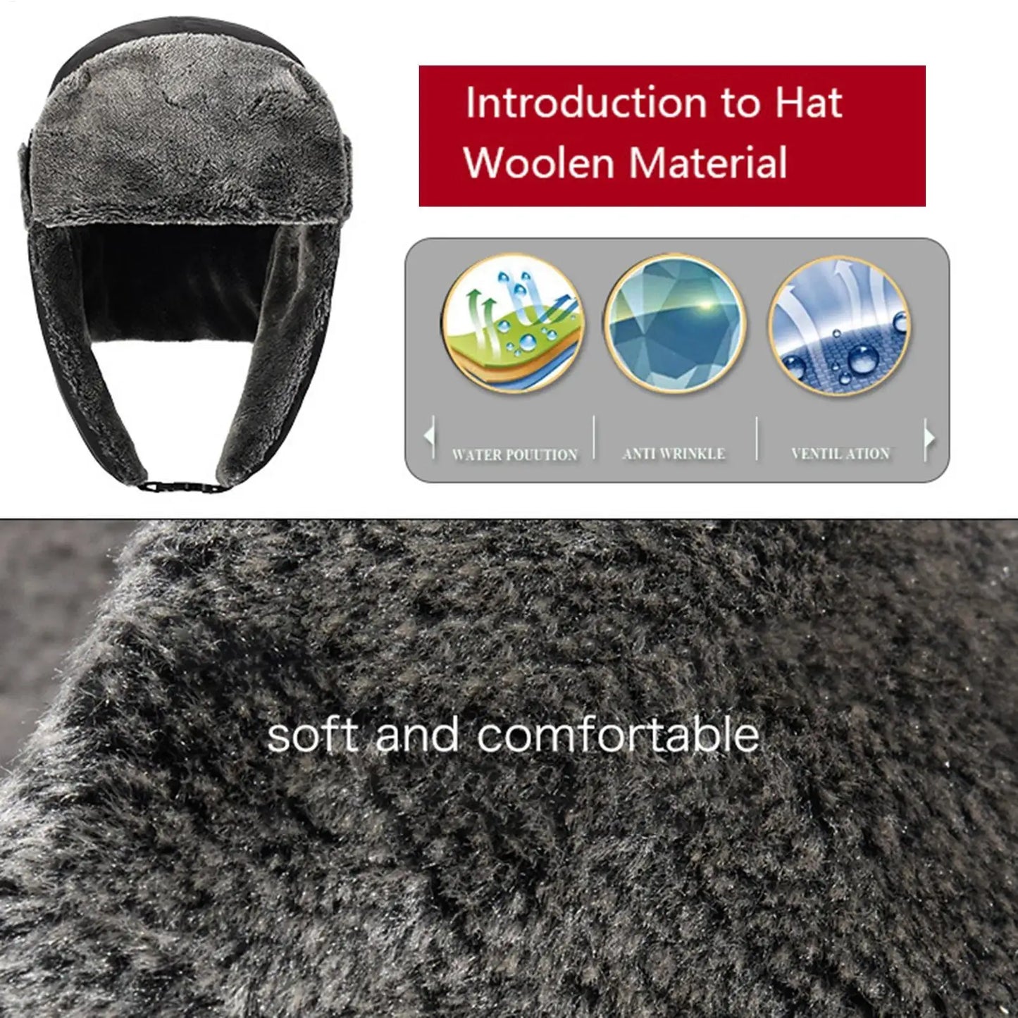 Winter ski Electric Heating Hat Men Woman USB Electric Warm Heated Hat Windproof Thermal Ear Protection Hat For Outdoor Camping