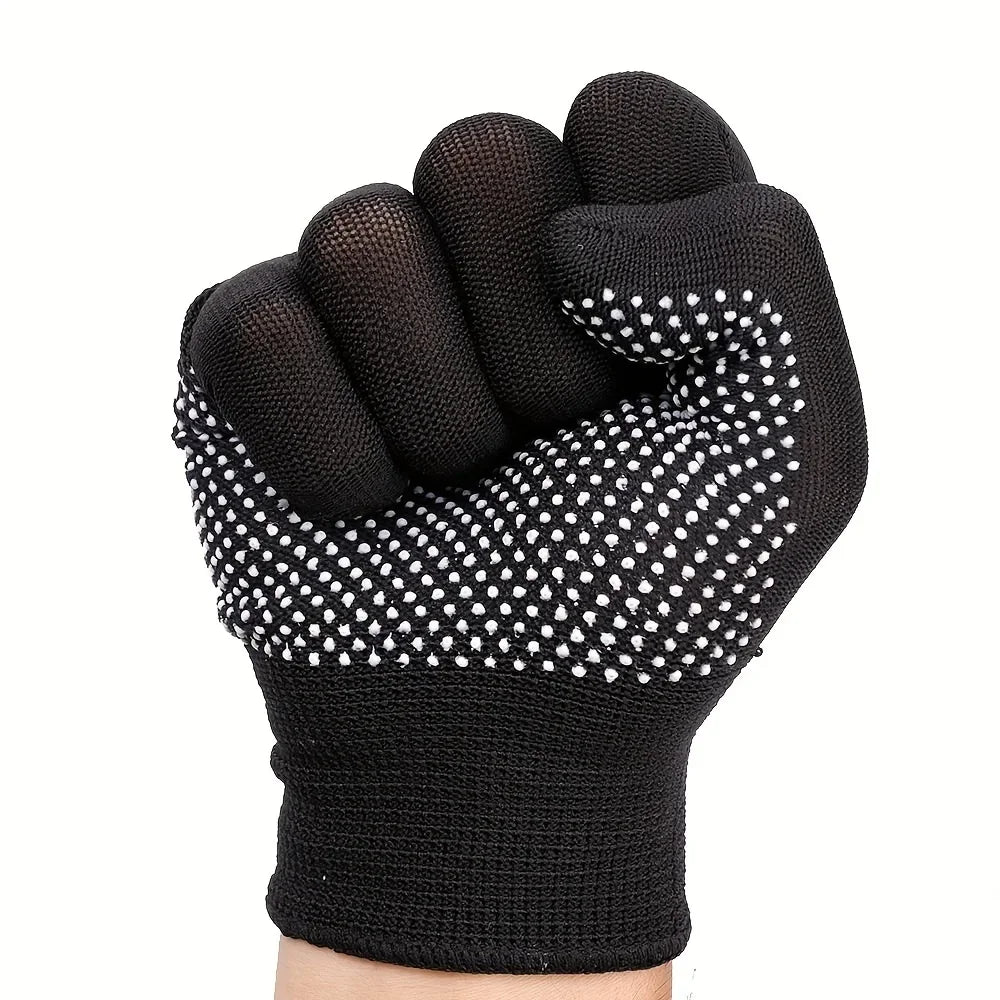 Non-slip Touchscreen Nylon Gloves Men Women Summer Outdoor Riding Sport Fitness Breathable Non-slip Sunscreen Finger Gloves