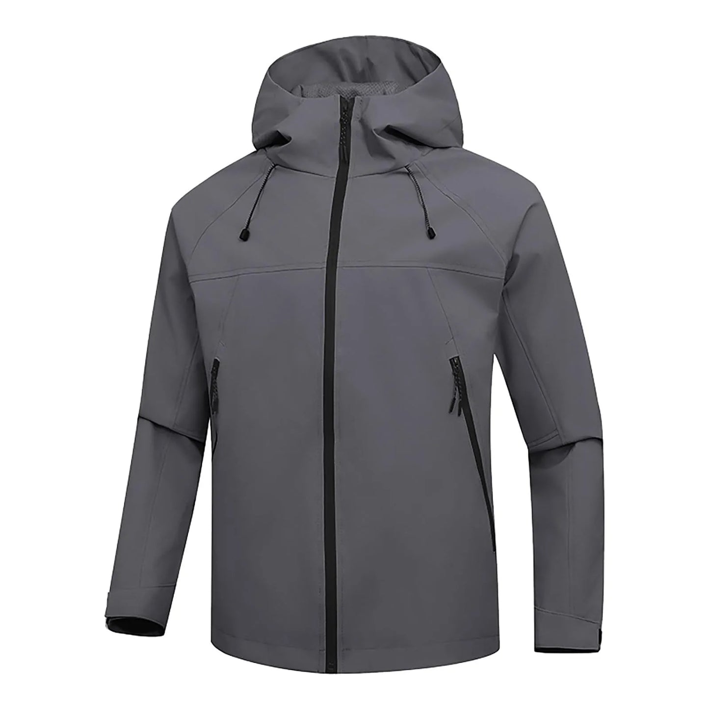 Women's Outdoor Jacket Casual Zipper Hooded Jacket Breathable Windproof Waterproof and Stain-resistant Mountaineering Clothing