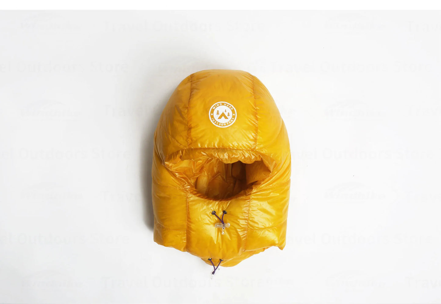 AEGISMAX WIND HARD 10D 800FP Ultralight Down Hat Outdoor Camping Windpoof Caps Warm Snow Hood with Neck Winter Ski Uinsex