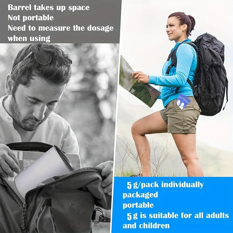 10/20pcs Outdoor Camping Toilet Urine Solidification Deodorizer Car Folding Toilet Water Absorption Coagulation Urine Deodorizer