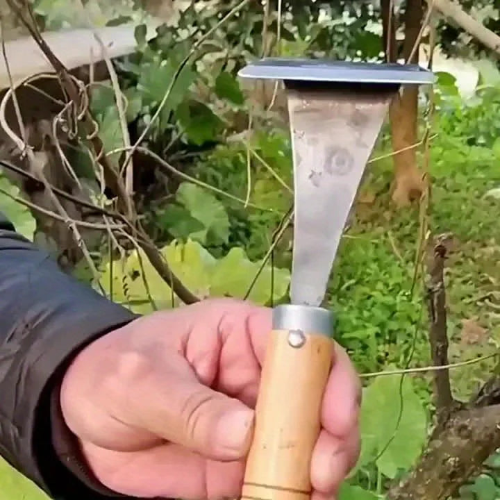 Tree bark stripper - Multi-functional metal tree bark stripping tool