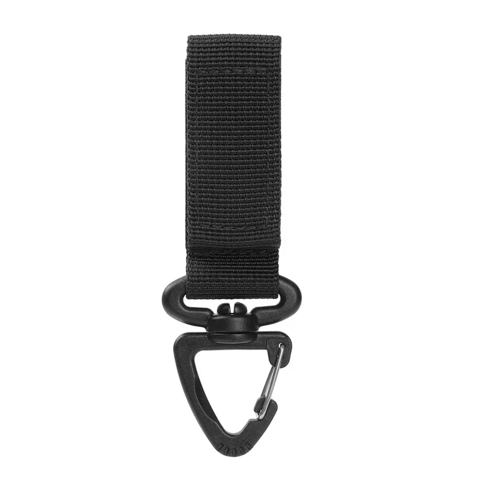 1-10PCS Nylon Hang Buckle Strap Military Carabiners Tactical Buckle Belt Clips Keychain Camping Hanging Hooks Camping Tool