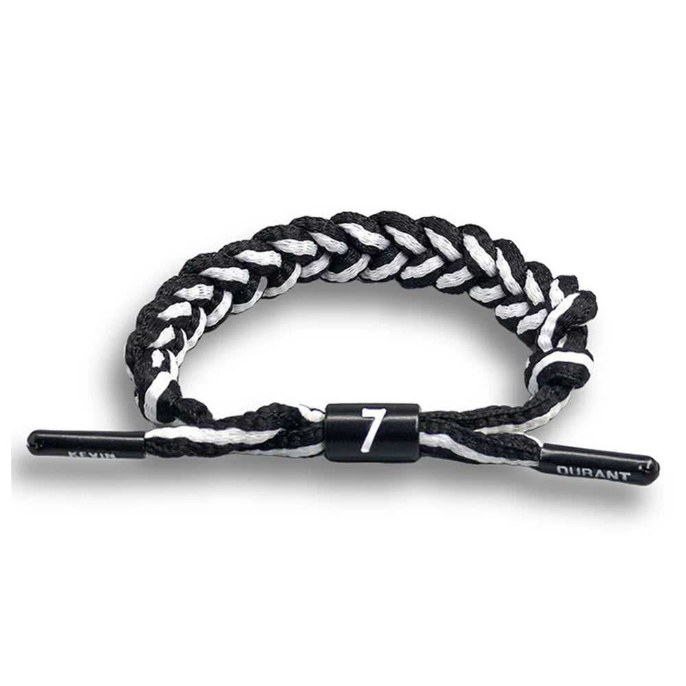 Sport Style Men Hand Woven Number Rope Bracelet Couple Adjustable Paracord Bracelet For All Ages Basketball Fan Souvenir Gift