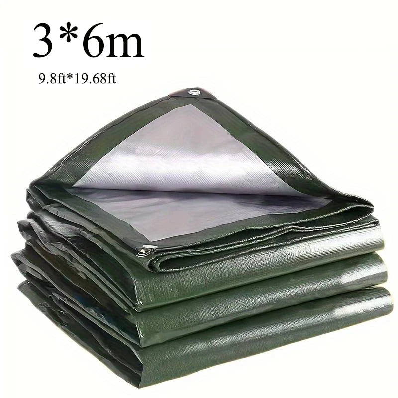 Custom Tarpaulin Waterproof 3*3 4m×4 5 6 8 10 20m Large Tarp Small Rain Shade Cover Outdoor Garden Boat Bike Awning Canopy Uv