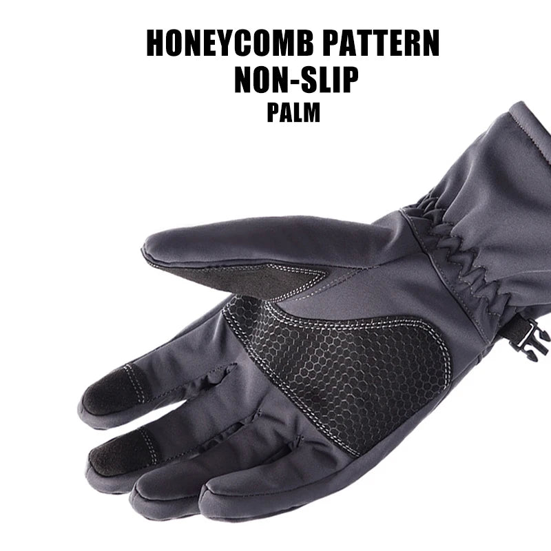 Tactics Outdoors Camouflage Hunting Warm Non-Slip Fishing Gloves Waterproof Touch Screen Winter Ski Camping Cycling Sport Gloves