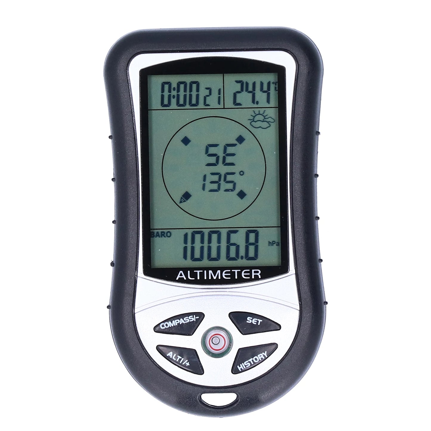 8 in 1 Handheld Electronic Compass Altimeter Multifunction Digital Barometer Thermometer Compass Outdoor Meter Device
