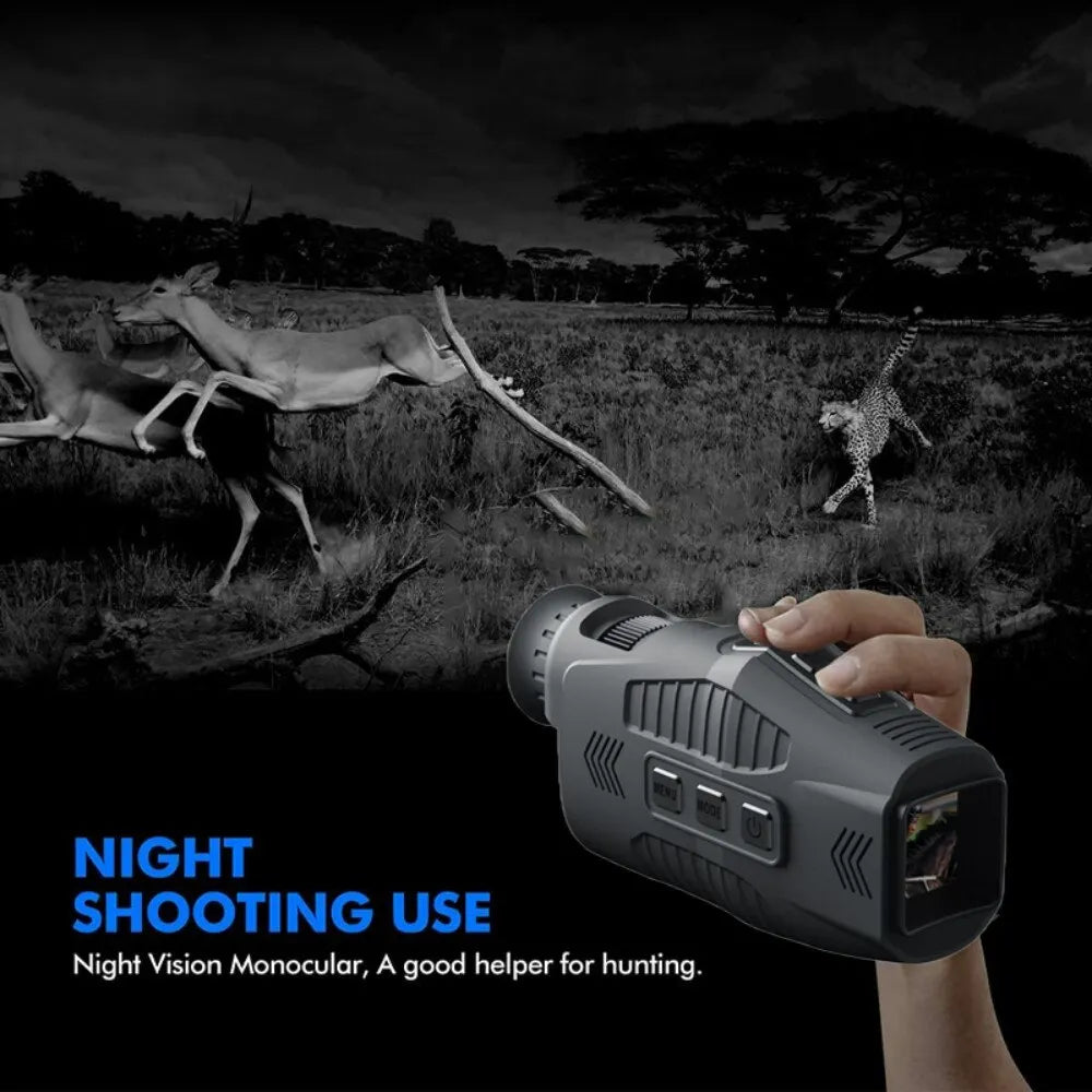 R11 1080P Monocular Infrared Night Vision Device Day Night Use Photo Video 5X Digital 300M Full Dark Viewing Distanc For Hunting