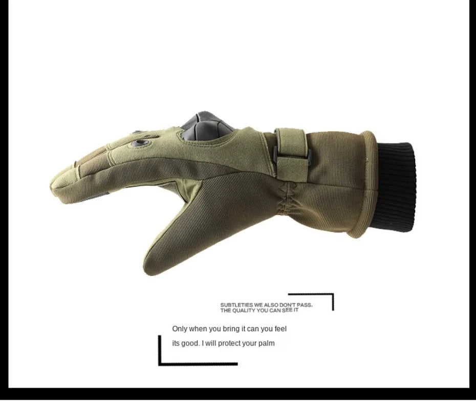 Winter tactical hunting full finger walking gloves, skiing protective sports gloves, riding gloves, motorcycle and mountaineerin