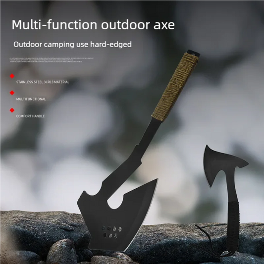Outdoor super practical camping cooking axe knife, mountain cutting, wood chopping axe, car mounted portable tool