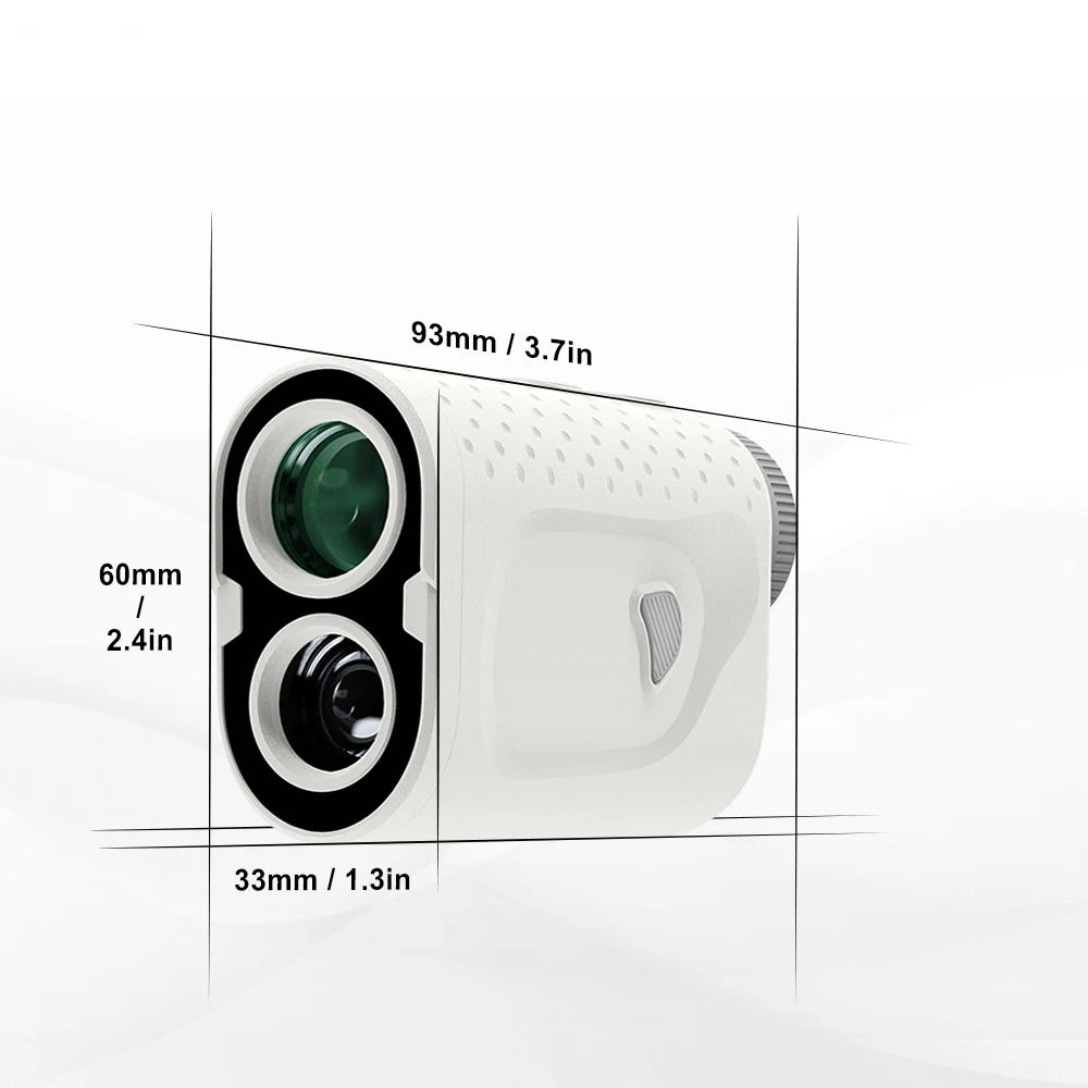 Nohawk Golf Rangefinder with Slope Switch 600/1000Yds Range Finder with Flag Pole Locking Vibration Magnetic Strip for Golfing