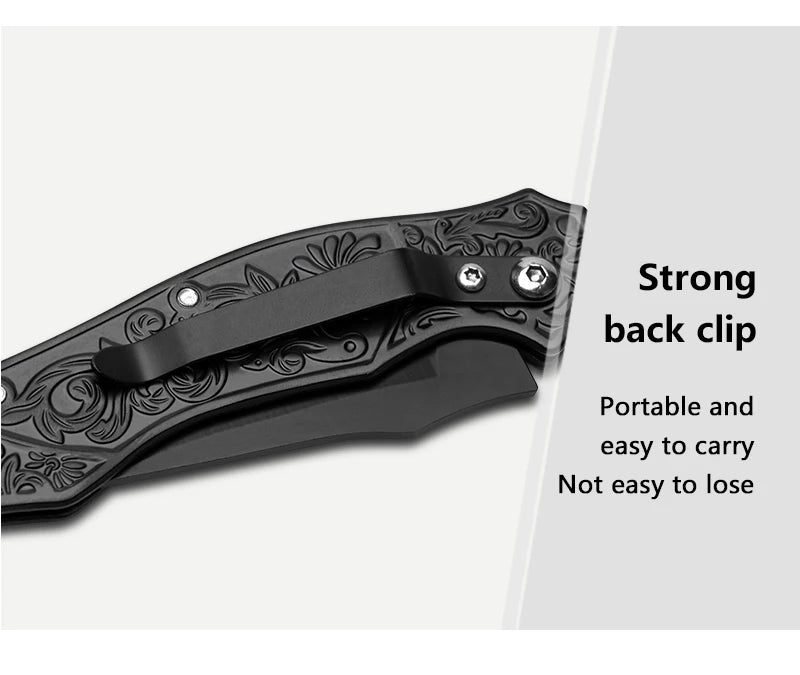 Portable Outdoor Folding Knife for Camping, Mini Household Stainless Steel Fruit Knife, Letter Opener Folding Knife