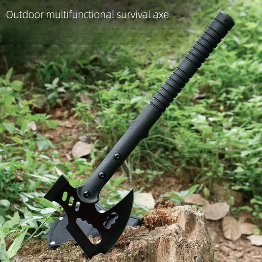 Outdoor Camping Multifunctional Axe High Manganese Steel Survival Tactics Pioneering Hand Axe Fire Axe
