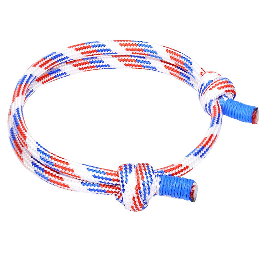 550 Paracord Rope Thread Knot Wrap Survival Bracelets Handmade Double Layer Emergency Outdoor Multipurpose Women Men Jewelry