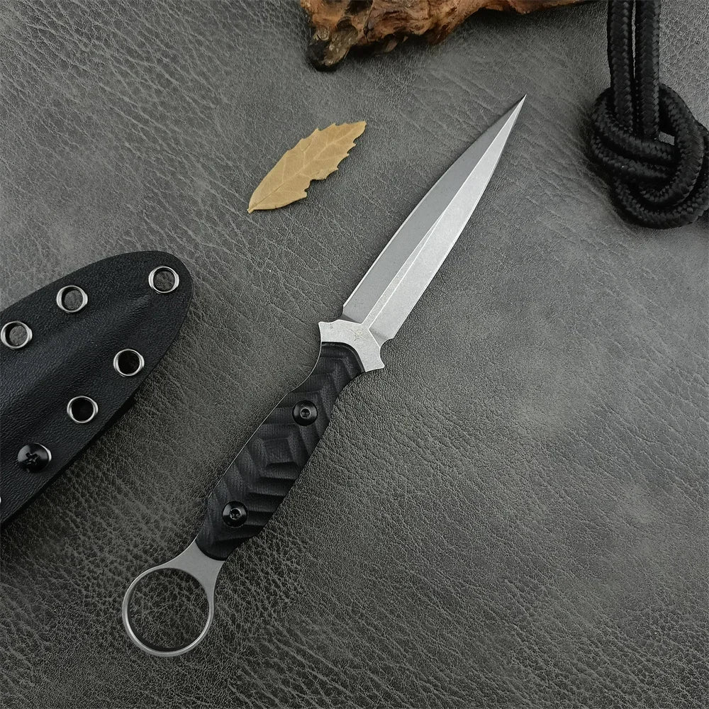 NEW USA TOOR High Quality Knife Fixed Blade Knife D2 Blade G10 Handle with Kydex Sheath Outdoor EDC Camping Hunting Hiking Tool