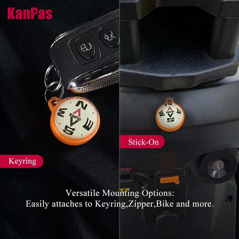 KanPas EDC Micro Floating Compass Ball /Luminous Compass Ball for outdoor&bike/ Waterproof, Lightweight Compss Ball/EDC-V20L
