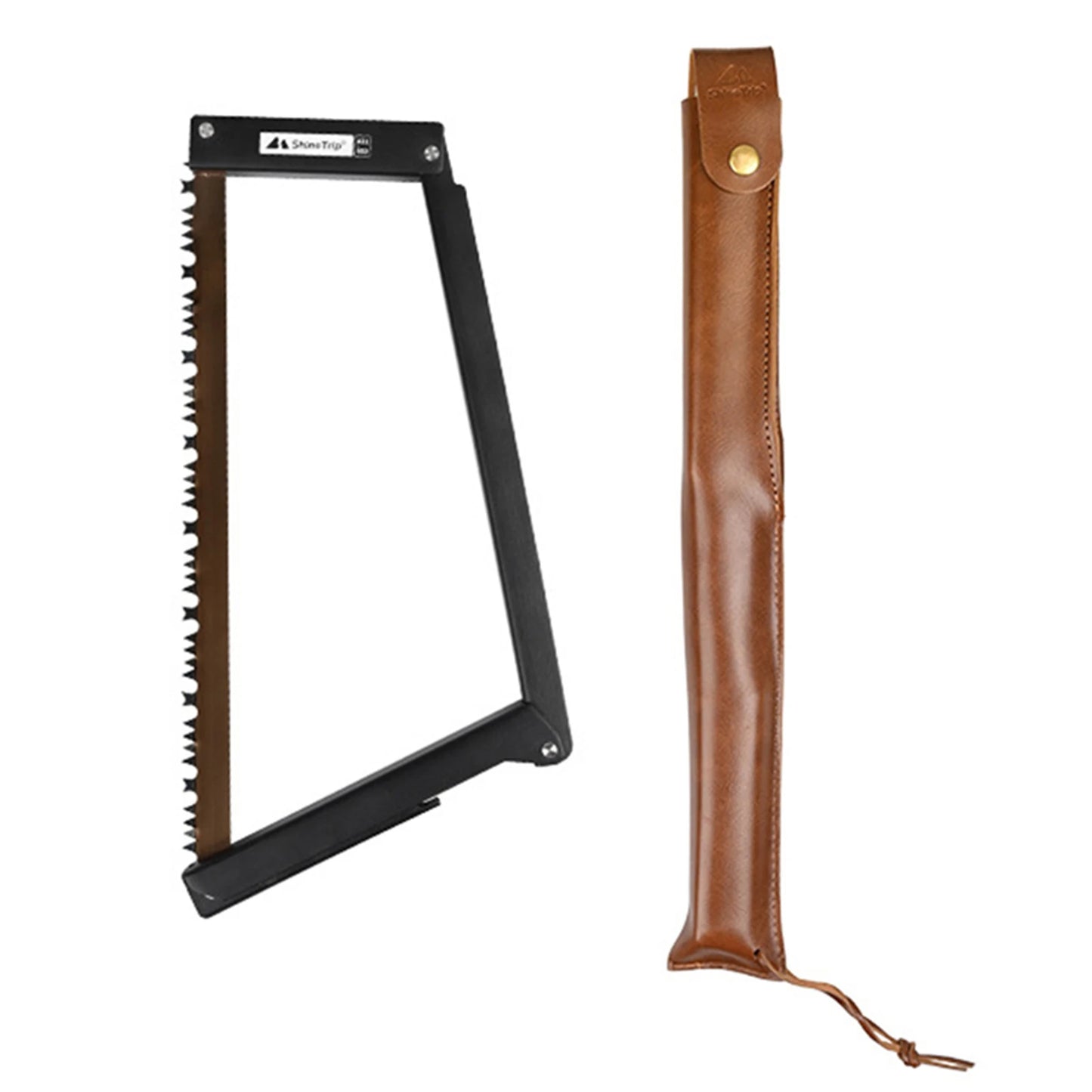 Folding Saw Lightweight Camping Survival Collapsible Bow Saw for Both Dry and Wet Wood Tree Cutting High Manganese Steel Blade