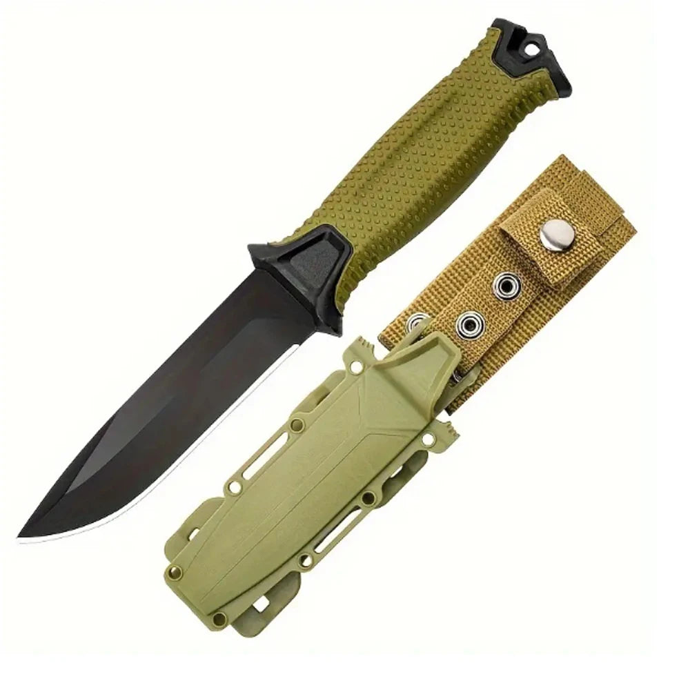 Fashion Stainless Steel Outdoor Survival Knife Portable Camping Pocket Knife Military Tactical Knives for Self Defense Hiking
