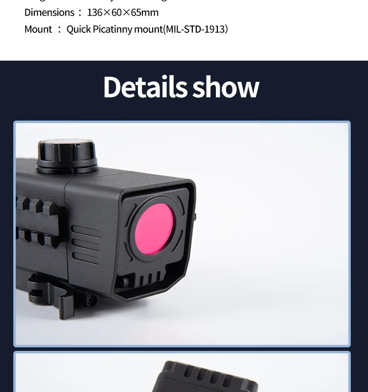 3.5X32 Digital Night Vision Scope with Video Recording | BDC Ranging | 7 Reticles | IP67 Waterproof for Rifle/Picatinny Rail