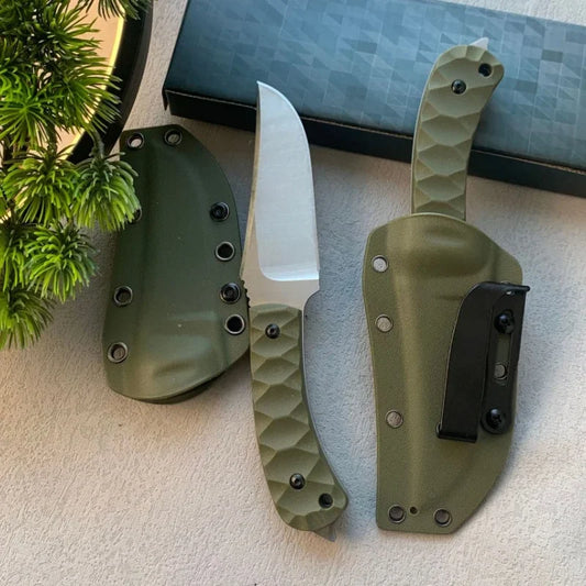 New Outdoor high hardness straight knife EDC wilderness camping survival  knife Portable knife multi-functional