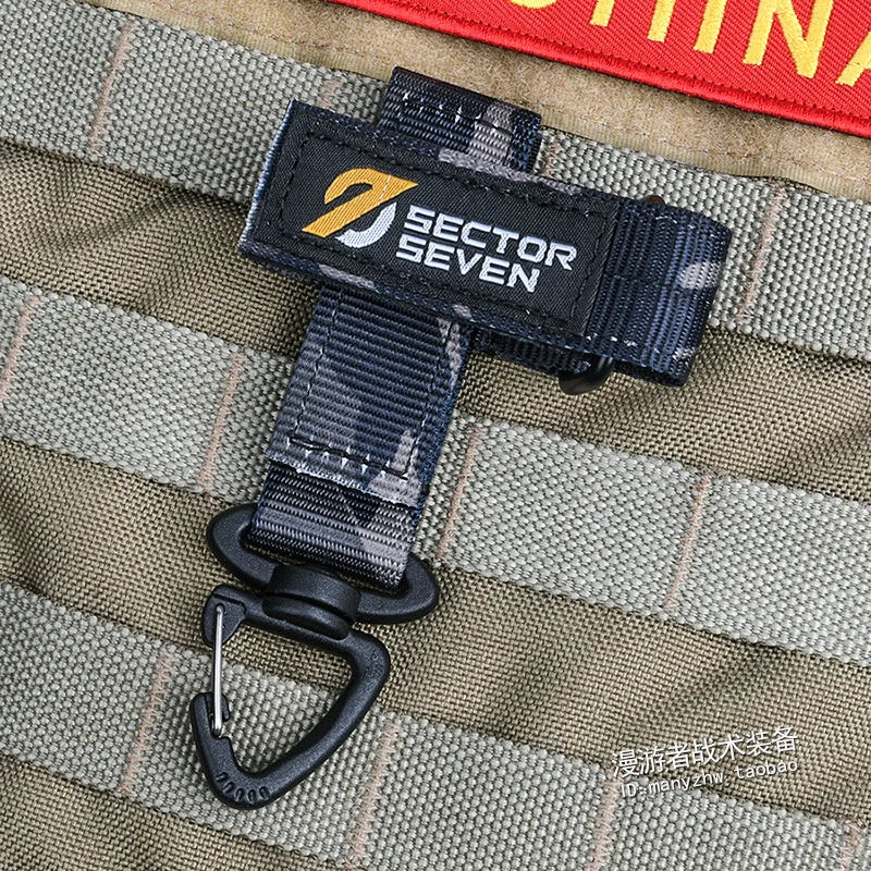 Tactical Clash Hook Hanging Carabiner Molle Webbing Clip Metal Olecranon Hook Cummerbund Belt Outdoor Hunting Vest Accessories