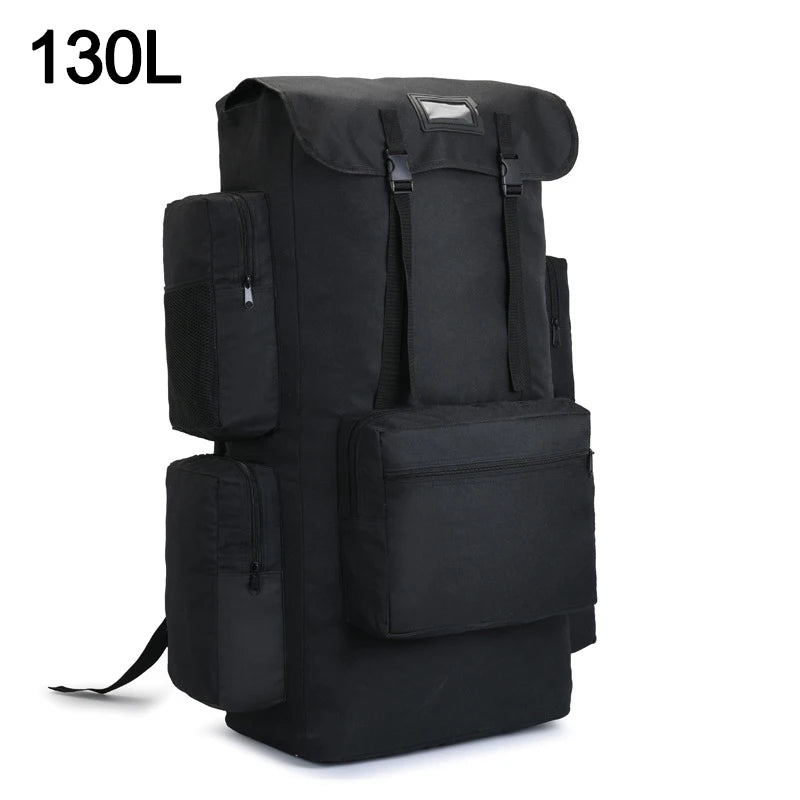120L Men Hiking Bag Camping Backpack Large Outdoor Climbing Trekking Travel Tactical Bags Luggage Bag Shoulder