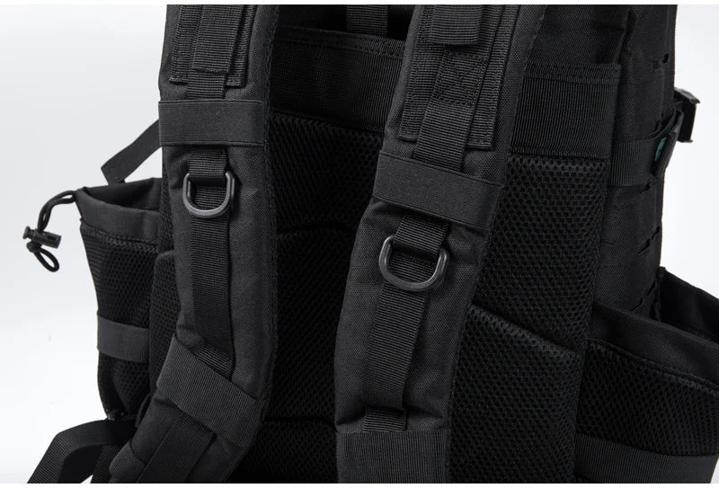 45L Tactical Backpack survival Bag Hunting MOLLE Backpack GYM For Men EDC Outdoor Hiking Rucksack Witch Bottle Holder