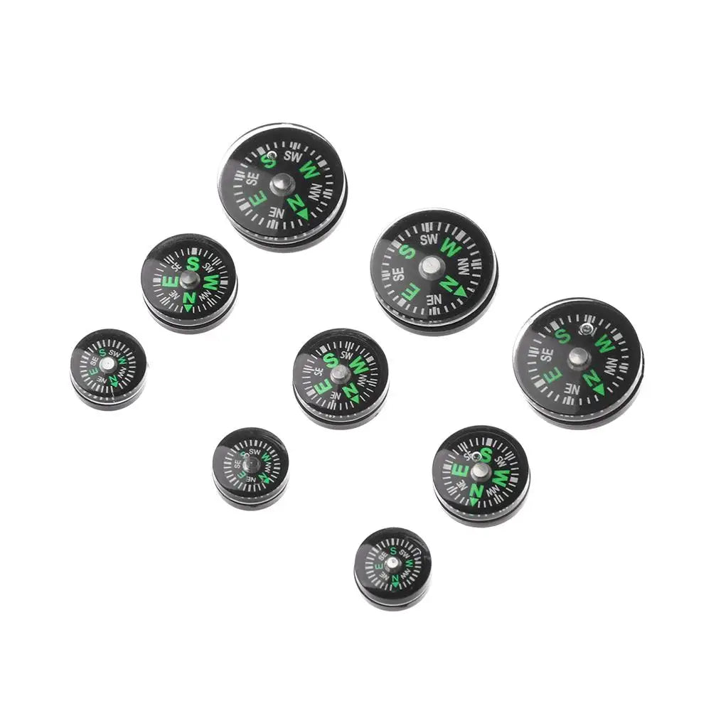 10pcs Mini Plastic North Navigation Survival Compasses Outdoora Accurate Compass Practical Guider Camping Hiking Tool