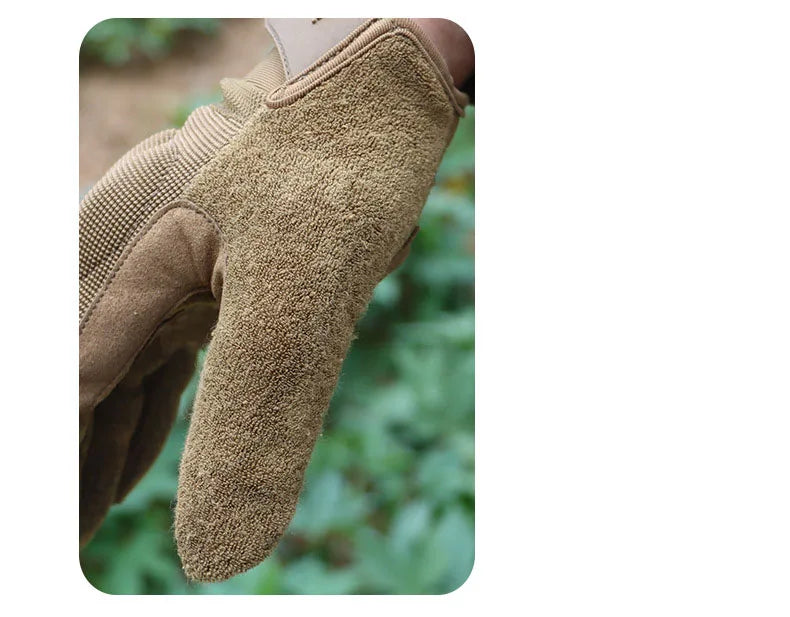 Men Tactical Gloves Touch Screen Cycling Sports Outdoor Motorcycle Riding Bike Running Outdoor Anti Slip Shock Absorption Gloves