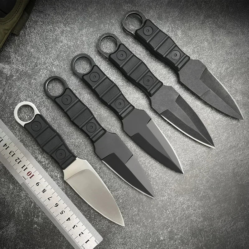 Outdoor  Straight Knife High Hardness SurvivalKknife Camping EDC Portable Utility Knife K Sheath Hunting Camping Tool