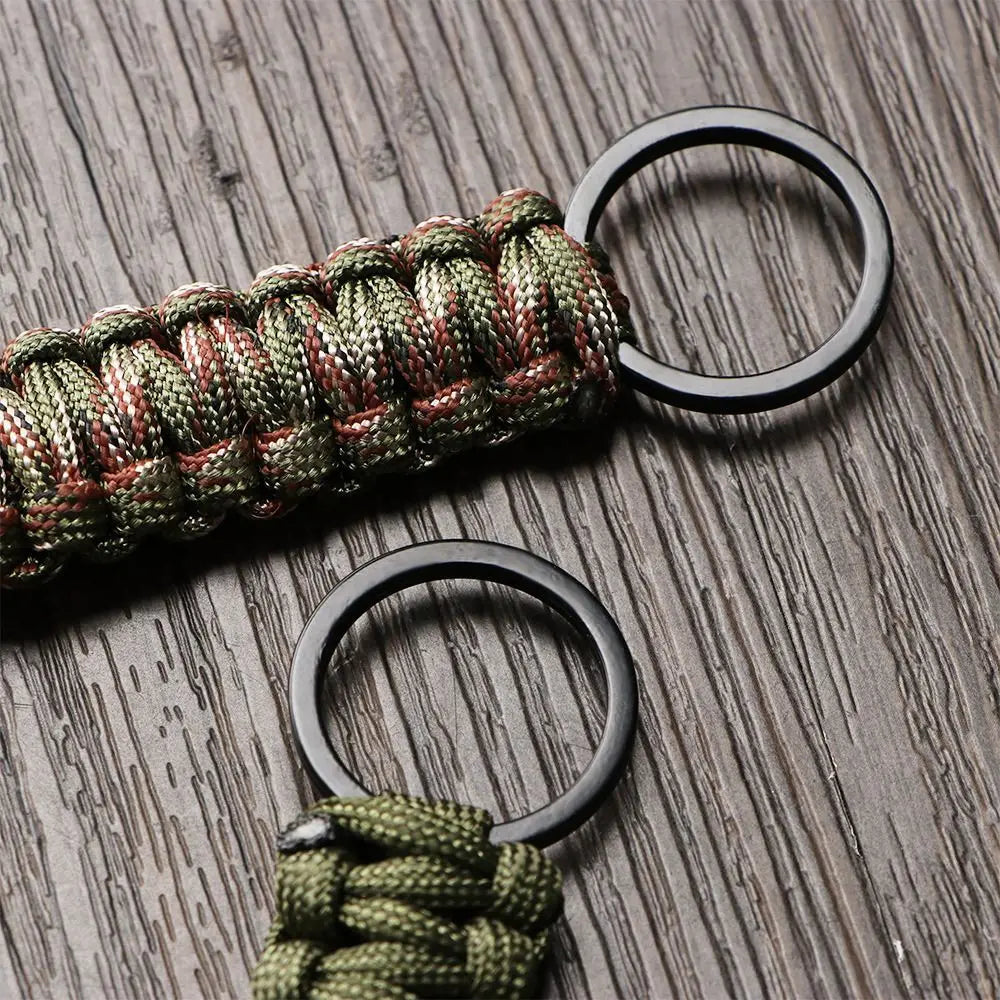 1/20PCS Outdoor Multi-Functional Bracelet Backpack Keychain Handwoven Sports Paracord Wrist Strap Hiking Camping Equipment