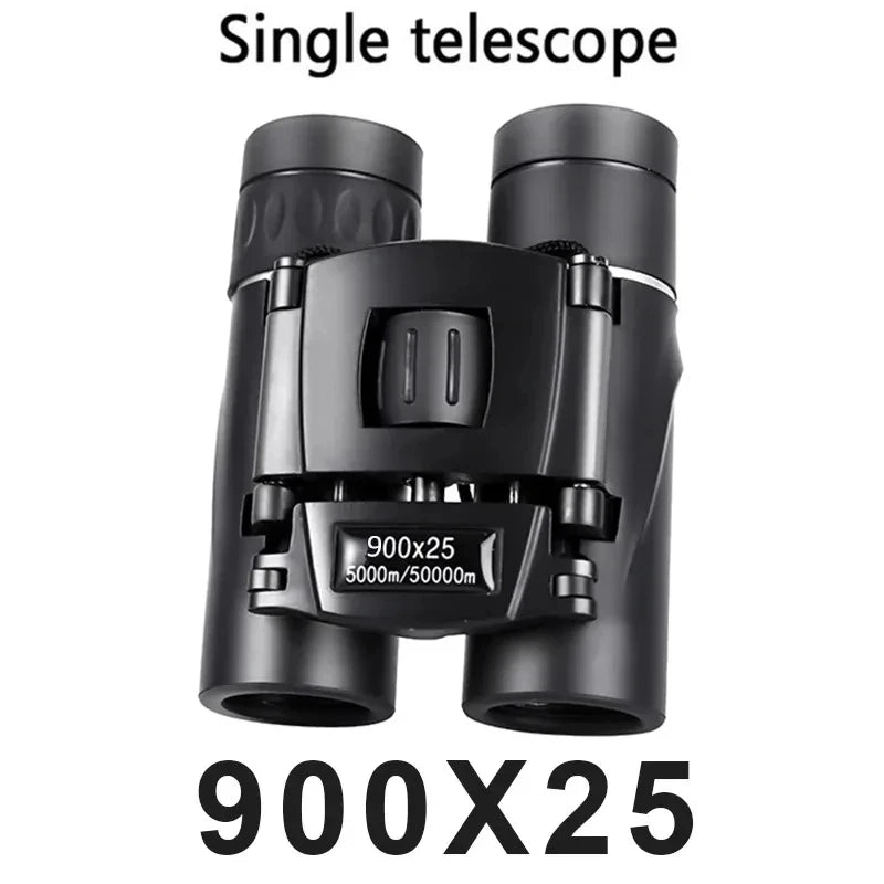 900x25 Mini Binoculars High-Powered BAK4 Prism Waterproof for Travel Bird Watching Outdoor Sports