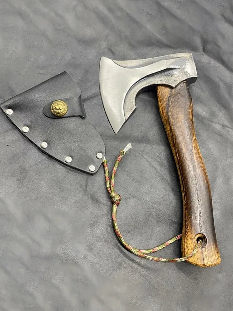 Tactical Survival Ax Camping Supplies Professional Hatchet for Firewood Hand Axe Survival Accessories Portable Ax Cutting Wood