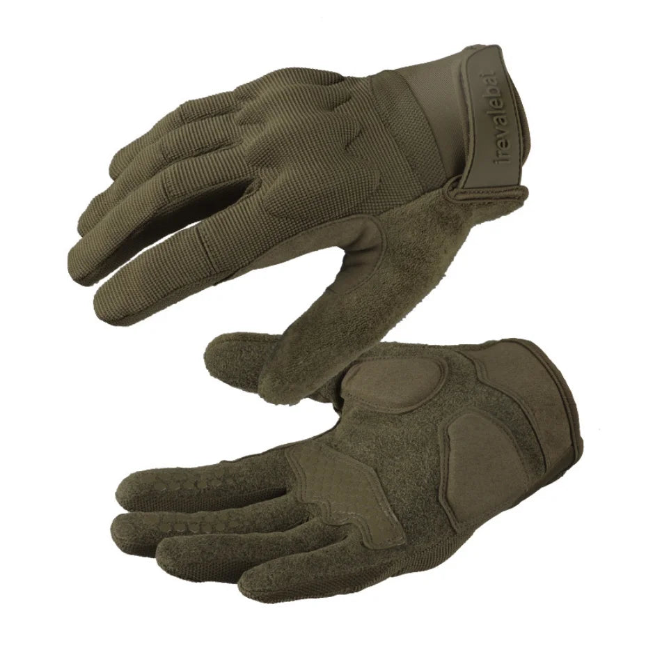 Men Tactical Gloves Touch Screen Cycling Sports Outdoor Motorcycle Riding Bike Running Outdoor Anti Slip Shock Absorption Gloves