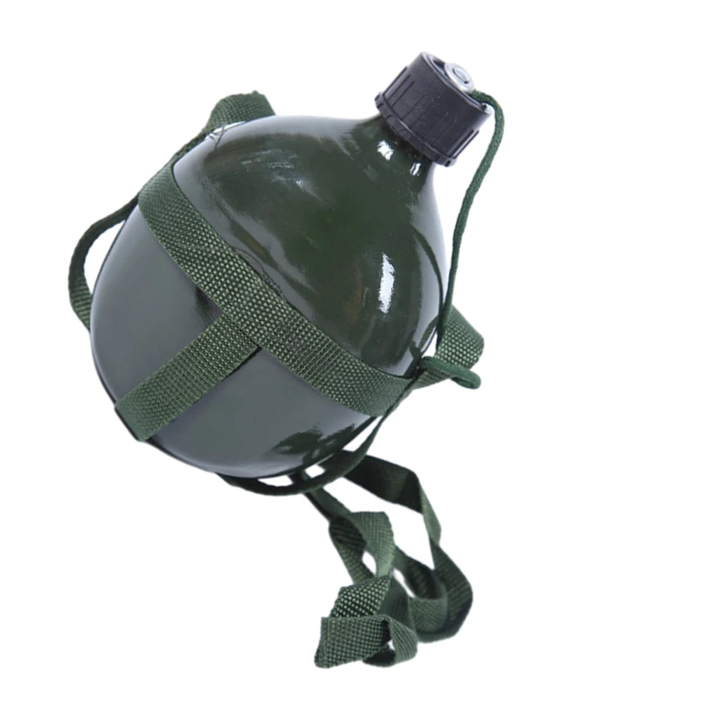 Military Type 87 aluminum kettle Convenient Large Capacity Survival Water Bottle Canteen Kettle for Outdoor Camping Travel