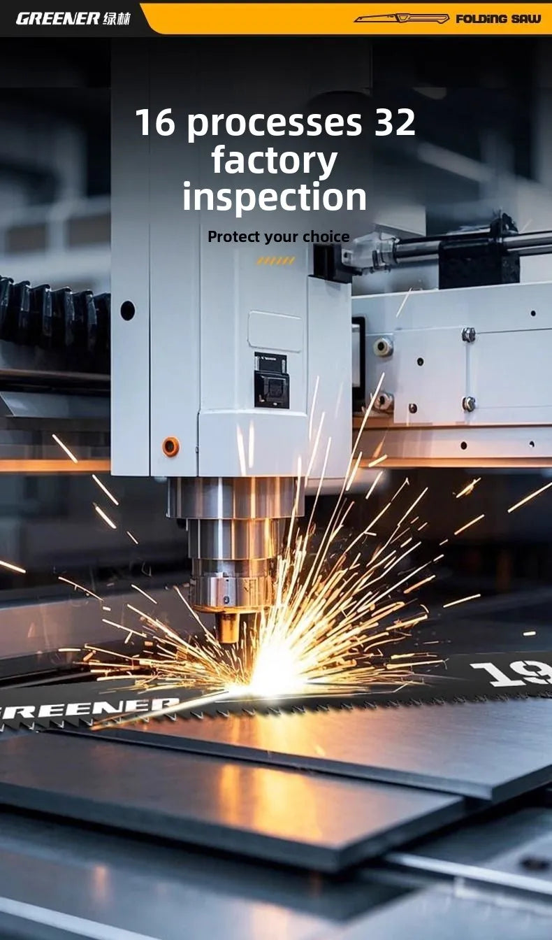 High Quality Manganese Steel Folding Hand Saw for Household Use and Outdoor Wood Sawing Perfect for Hand - held Manual Operation