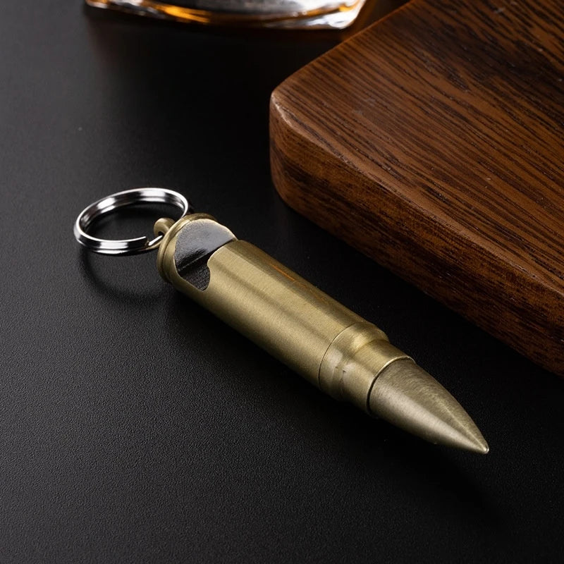Match Lighter Creative Keychain Pendant Style Metal Waterproof Essential Outdoor Survival Igniter  Gadgets for Men