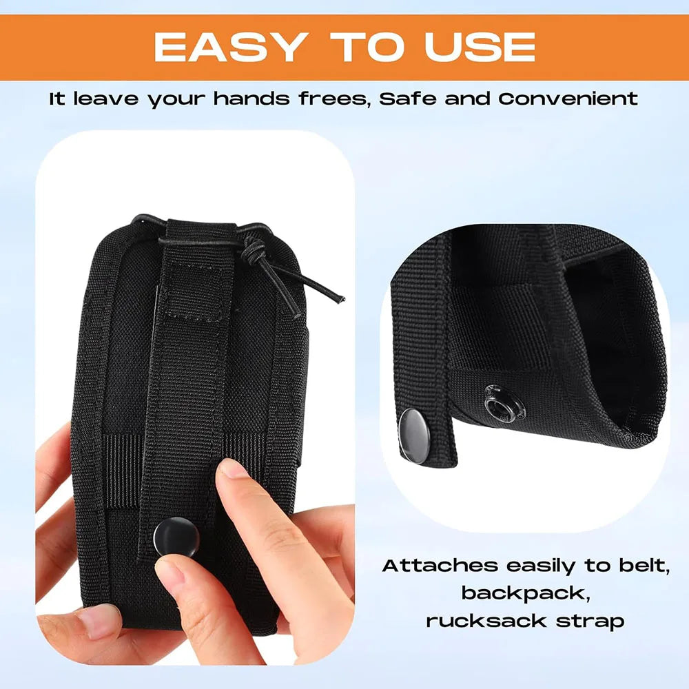 Universal Radio Holsters for Duty Belt Vest Radio MOLLE Pouch Tactical Walkie-Talkie Bag for Hunting Camping Adventure