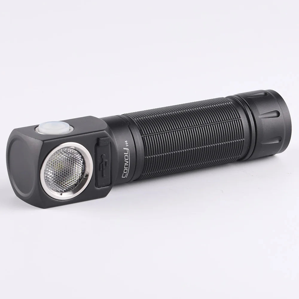 Convoy H4 SST40 Led Flashlight Headlamp Linterna  21700 Headlight High Powerful Flash Head Light Torch Type-C Rechargeable Lamp