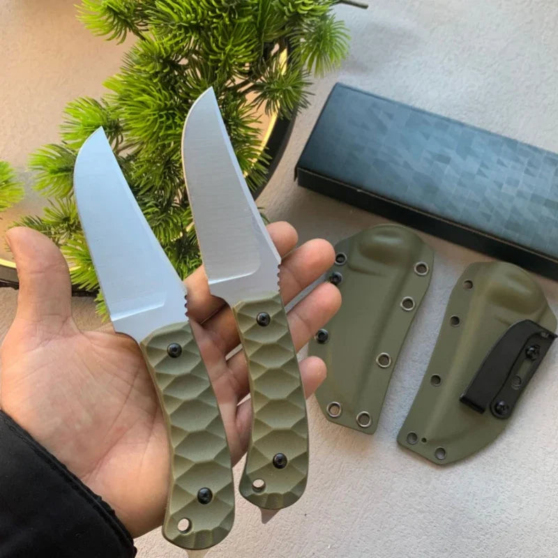 New Outdoor high hardness straight knife EDC wilderness camping survival  knife Portable knife multi-functional