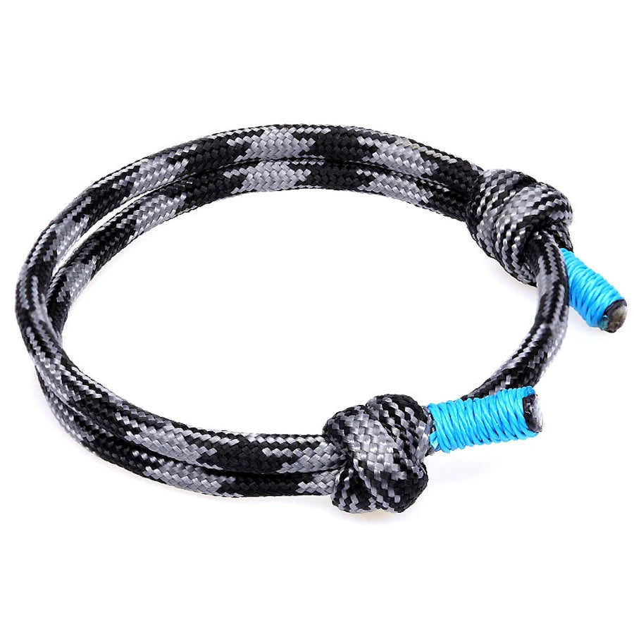 550 Paracord Rope Thread Knot Wrap Survival Bracelets Handmade Double Layer Emergency Outdoor Multipurpose Women Men Jewelry