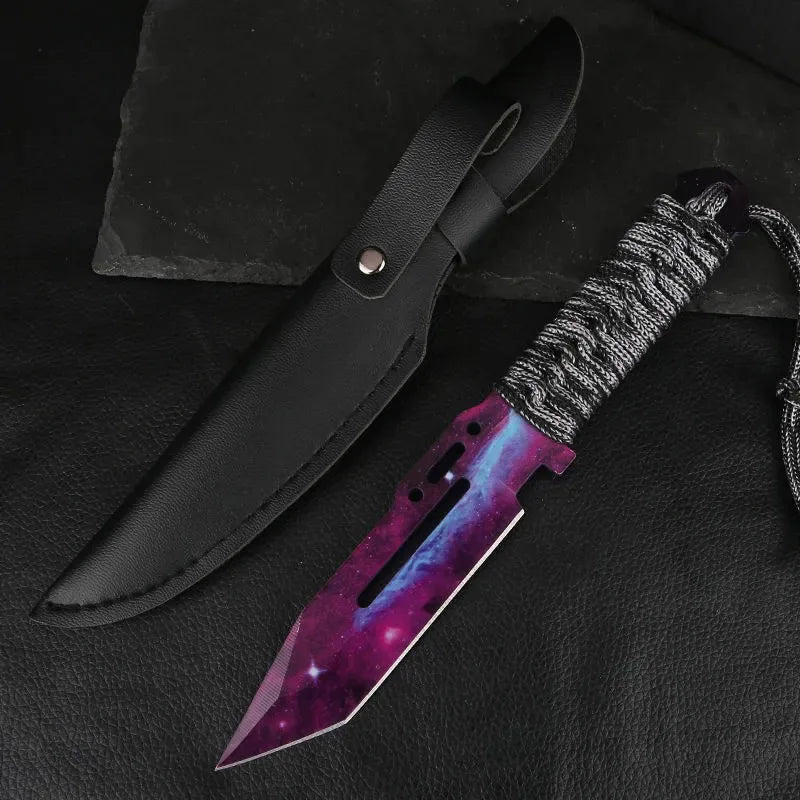 NEW Outdoor EDC Self-Defense Knife, Outdoor High Hardness Lifeguard Knife, Stainless Steel Knife for Camping Climbing
