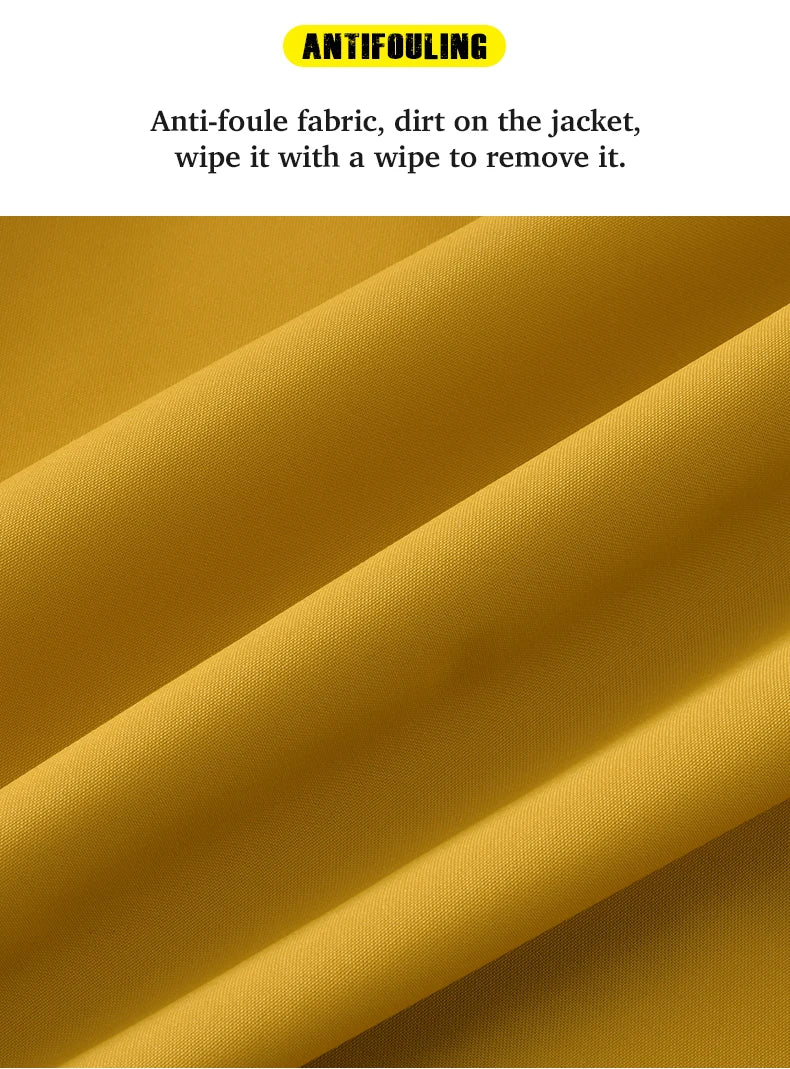 EUMERGX Men's Women's Winter Coat Waterproof Windproof Warm Fleece Jacket Unisex Hiking Camping Skiing Climbing Windbreaker